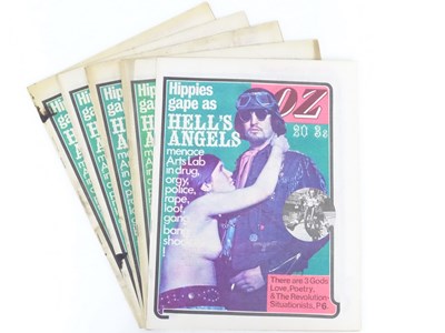 Lot 365 - OZ Magazine #20 (5 in lot) - 'Hell's Angels'...