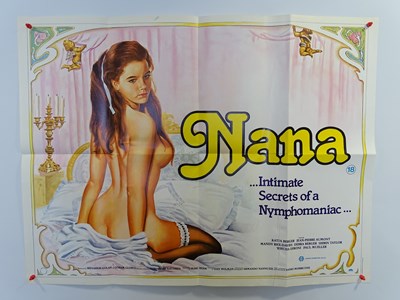 Lot 392 - A pair of adult themed Uk Quad film posters...