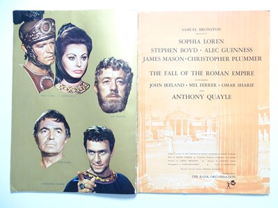 Lot 400 - A quantity of large format film brochures to...