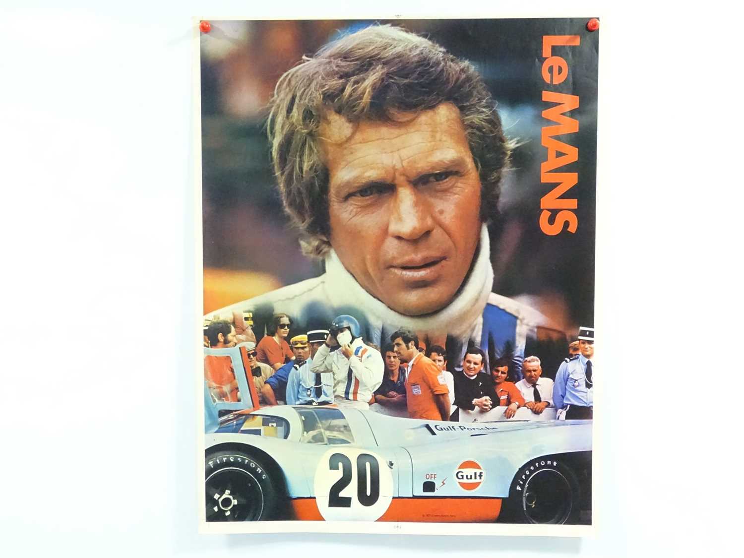 Lot 410 - LE MANS (1971) - Gulf Oil promotional poster -...