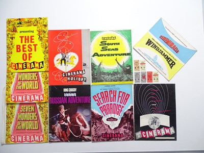 Lot 412 - A group of cinema film brochures for the...