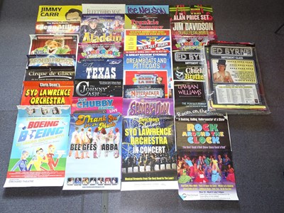 Lot 417 - A mixed group of large unsigned theatre...