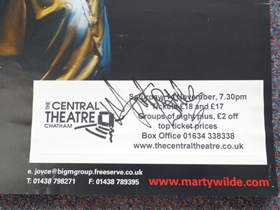 Lot 418 - A mixed group of signed theatre flyers for...