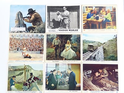 Lot 421 - A group of lobby cards for varying films to...