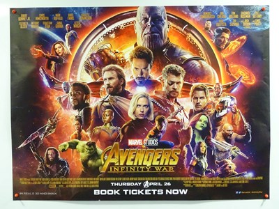 Lot 441 - AVENGERS INFINITY WAR (2018) - UK quads -...