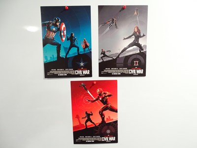 Lot 446 - CAPTAIN AMERICA : CIVIL WAR - 2 x one sheets...