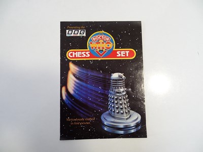 Lot 459 - DR WHO: A Danbury Mint pewter chess set...