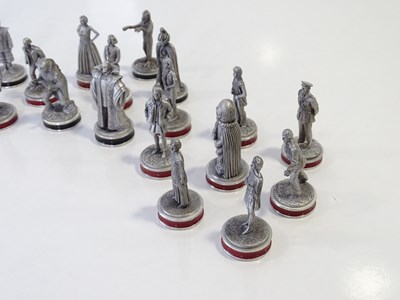 Lot 459 - DR WHO: A Danbury Mint pewter chess set...