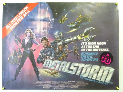 Lot 485 - METALSTORM (1983) - UK Quad Film Poster -...