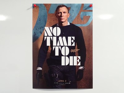 Lot 66 - JAMES BOND: NO TIME TO DIE (2021) - oversized...