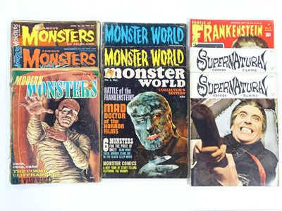 Lot 7 - A group of monster related magazines to...