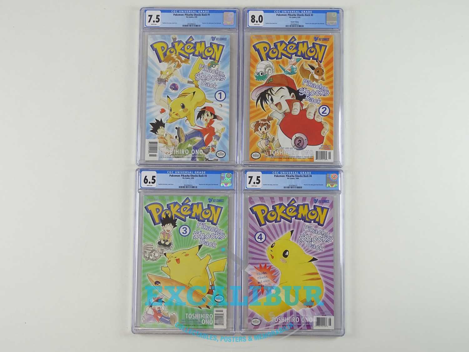 Lot 108 - POKEMON PIKACHU SHOCKS BACK #1, #2, #3, #4 (4...
