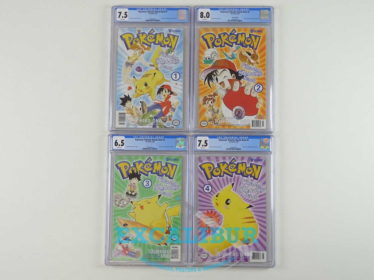 Lot 108 - POKEMON PIKACHU SHOCKS BACK #1, #2, #3, #4 (4...