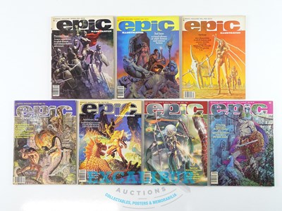 Lot 145 - EPIC ILLUSTRATED #1, 2, 3, 4, 5, 6, 7 (7 in...