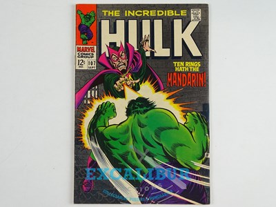Lot 160 - INCREDIBLE HULK #107 (1968 - MARVEL) Hulk...
