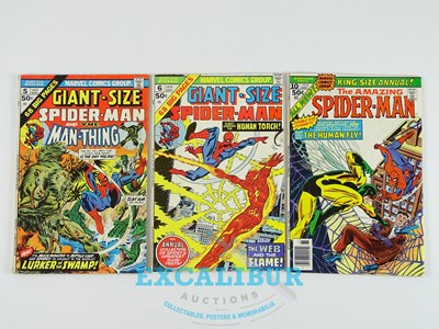 Lot 173 - GIANT-SIZE SPIDER-MAN #5, 6 & ANNUAL #10 (3 in...
