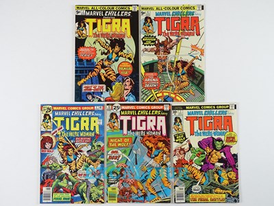 Lot 18 - MARVEL CHILLERS: TIGRA THE WERE-WOMAN #3, 4, 5,...