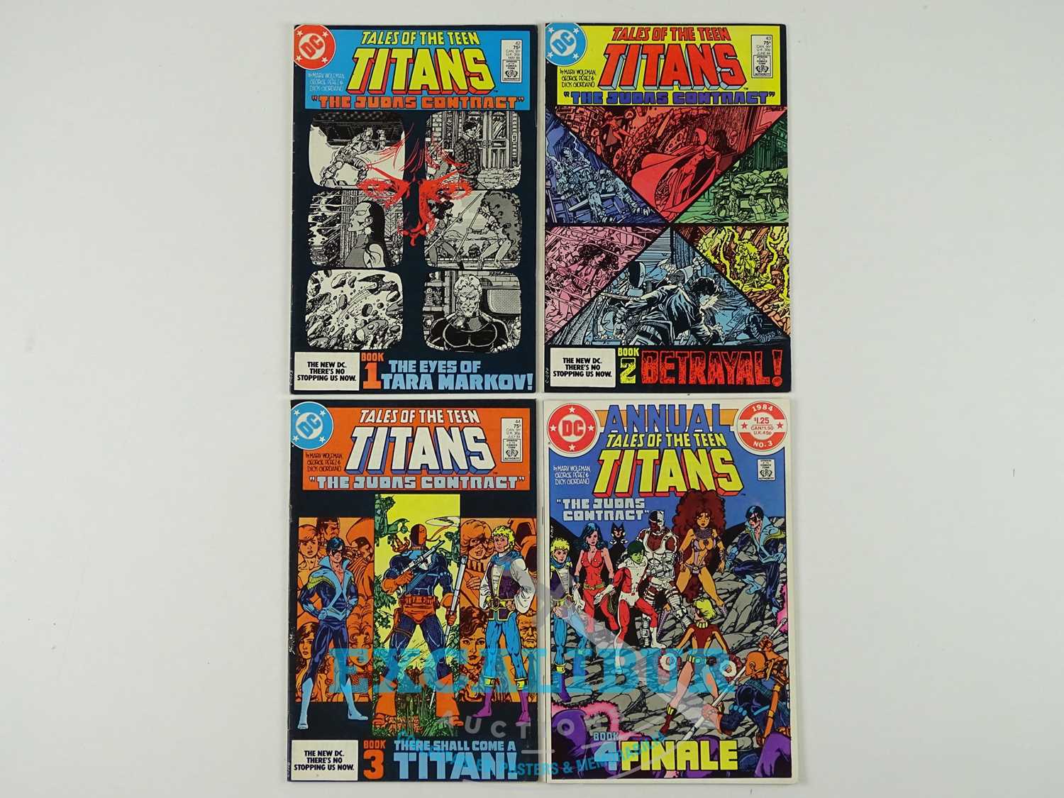 Lot 204 - TALES OF THE TEEN TITANS #42, 43, 44 & ANNUAL...