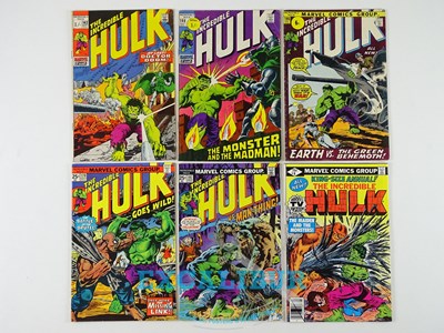 Lot 228 - INCREDIBLE HULK #143, 144, 146, 179, 197 +...