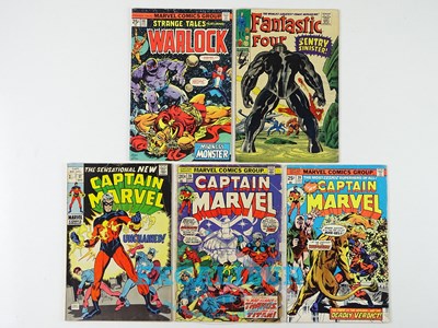 Lot 240 - CAPTAIN MARVEL, STRANGE TALES: WARLOCK,...