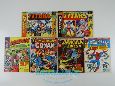 Lot 247 - BRITISH 1970's MARVEL COMIC LOT (6 in Lot) -...