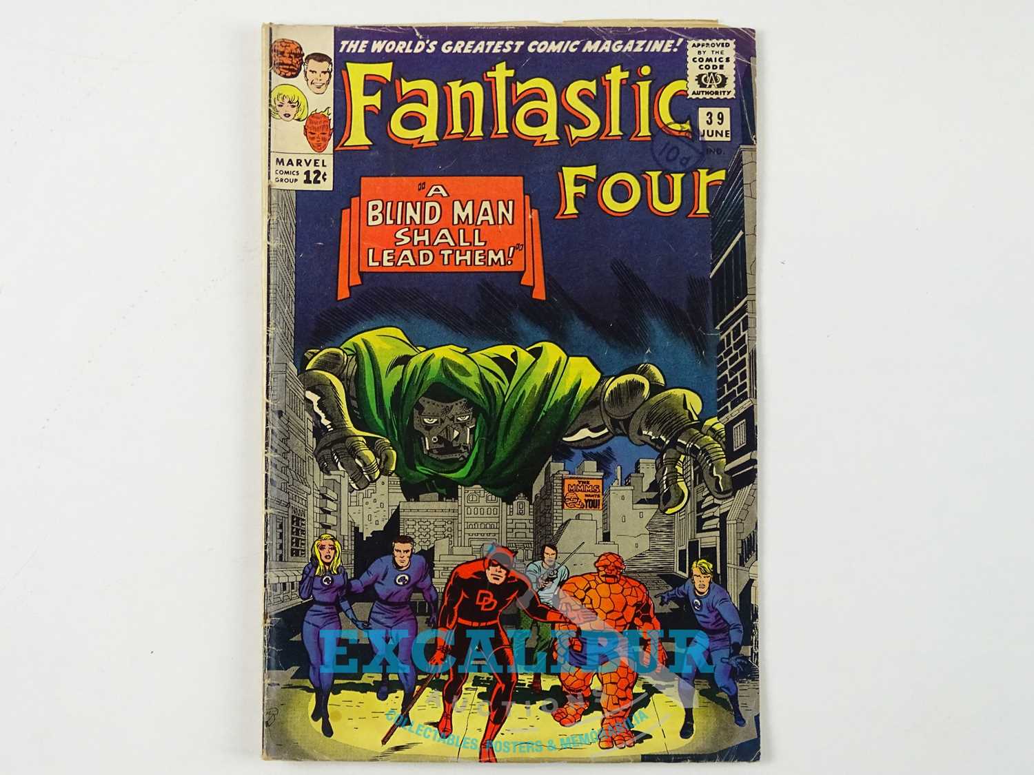 Lot 264 - FANTASTIC FOUR #39 - (1965 - MARVEL - UK Cover...