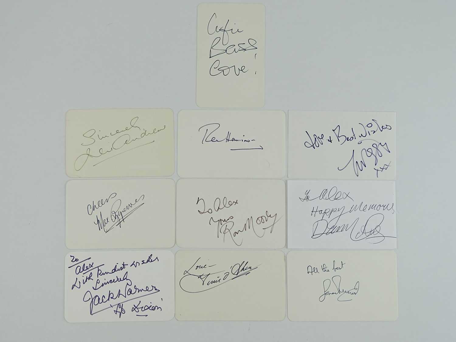 Lot 223 - MUSICAL THEATRE: A mixed group of signed