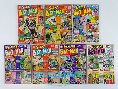 Lot 296 - BATMAN: GIANT ANNUAL #3, 4, 5, 6, 7, 12 & 80...