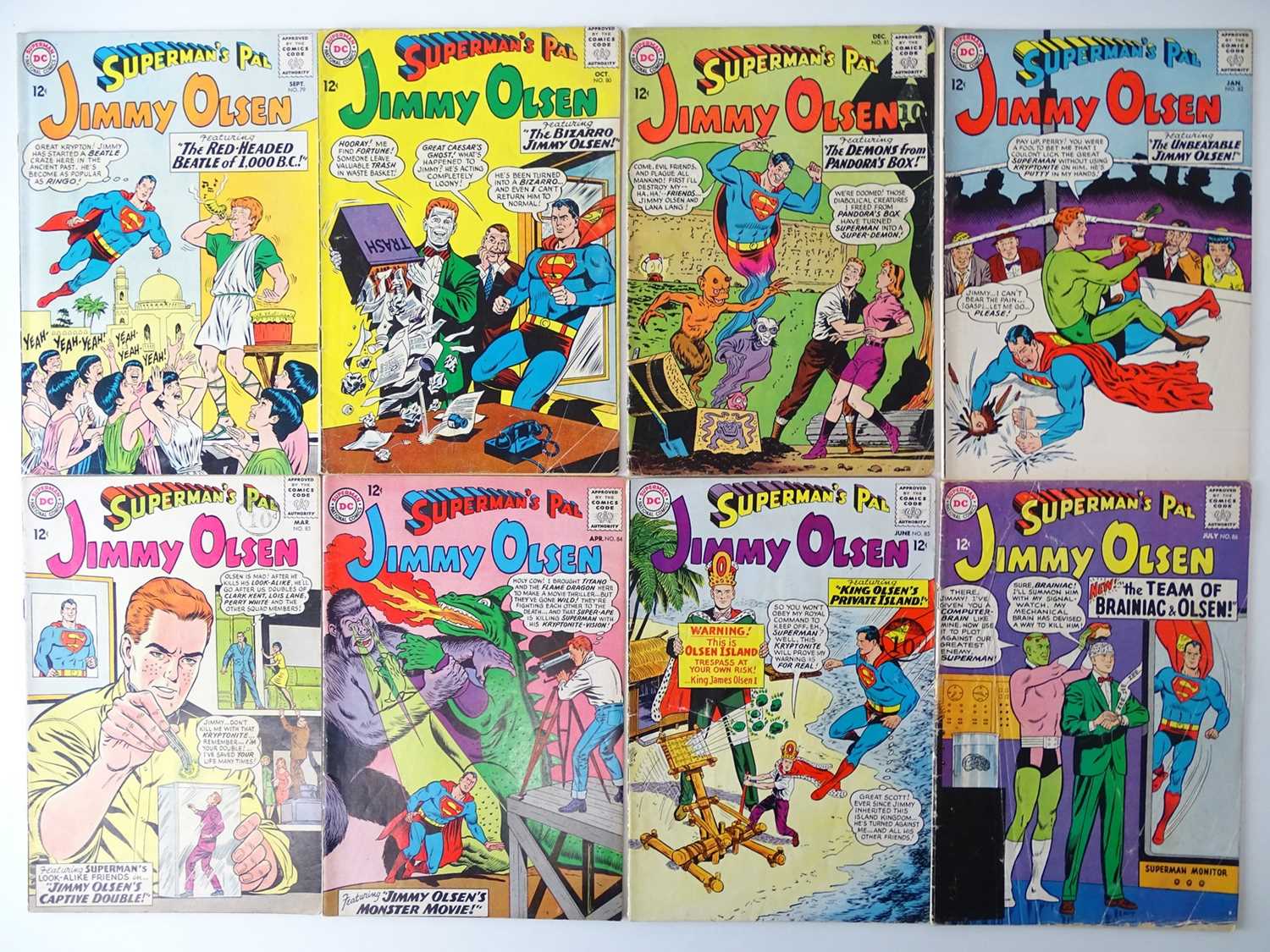 Lot 189 - SUPERMAN'S PAL JIMMY OLSEN #79, 80, 81, 82, 83,...