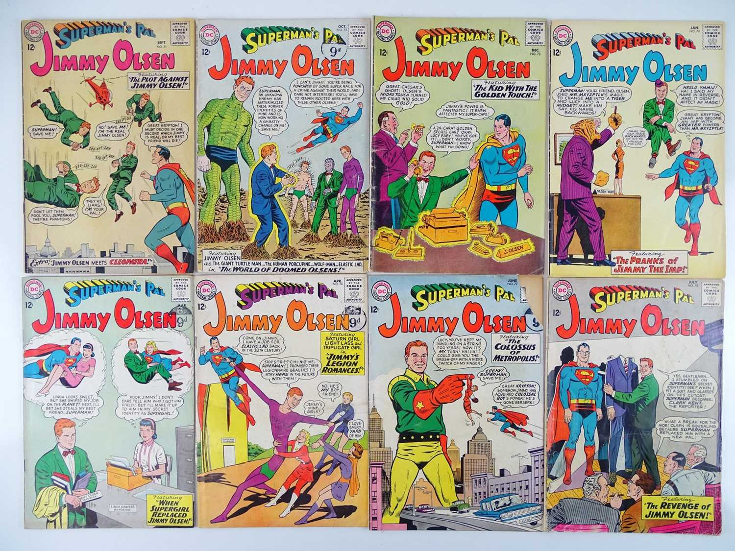 Lot 190 - SUPERMAN'S PAL JIMMY OLSEN #71, 72, 73, 74, 75,...