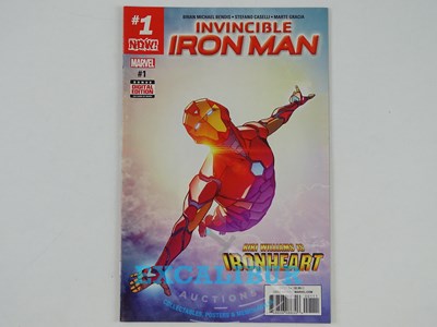 Lot 345 - INVINCIBLE IRON MAN #1 - (2017 - MARVEL) - KEY...