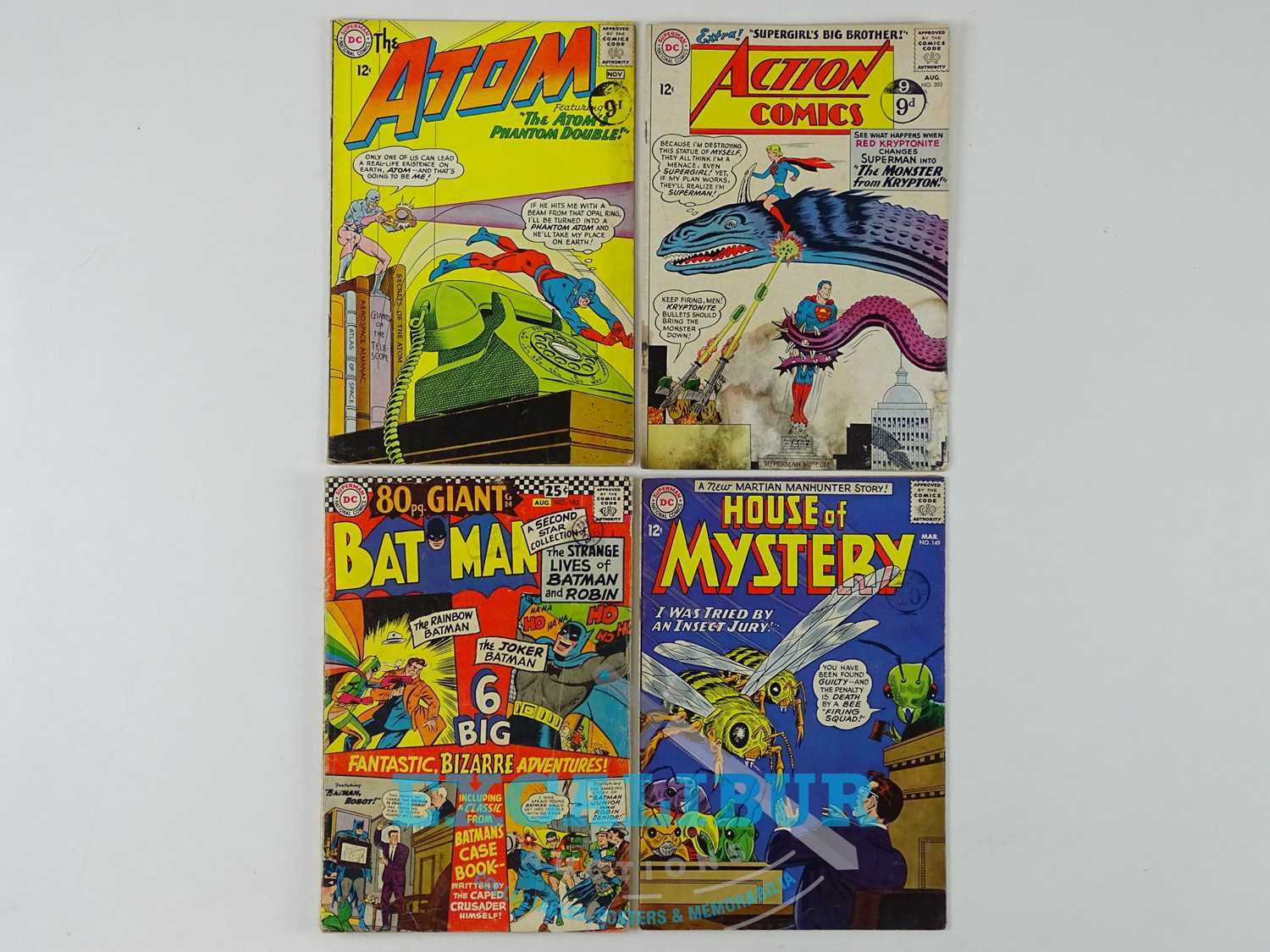 Lot 389 - ACTION COMICS, ATOM, BATMAN, HOUSE OF MYSTERY...