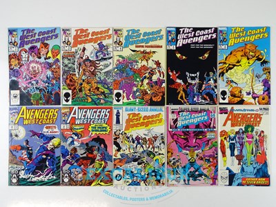 Lot 400 - WEST COAST AVENGERS #2, 3, 4, 5, 6, 69, 70 +...