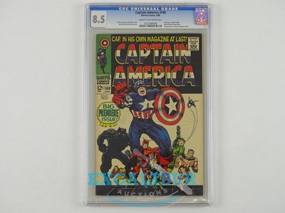 Lot 411 - CAPTAIN AMERICA #100 (1968 - MARVEL) - GRADED...