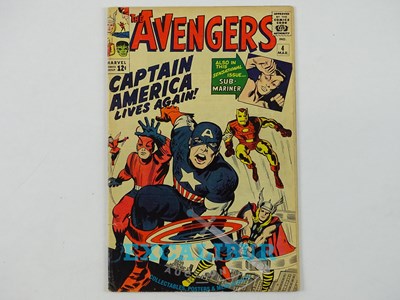 Lot 424 - AVENGERS #4 - (1964 - MARVEL) - KEY Comic Book...