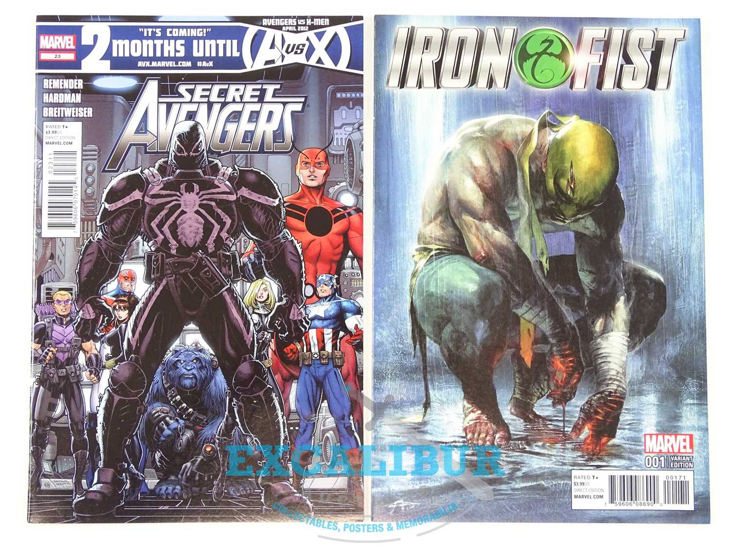 Lot 98 - SECRET AVENGERS & IRON FIST LOT (2 in Lot) -...