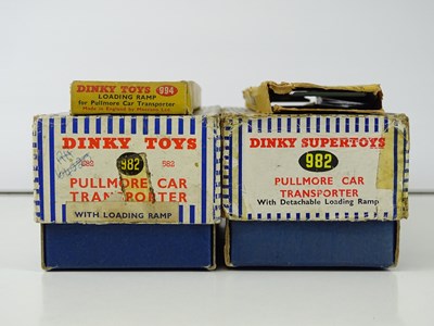 Lot 11 - A pair of DINKY Toys 982 Pullmore Car...
