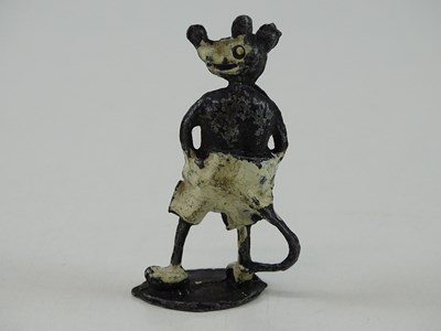 Lot 122 - A STODDART hollowcast lead Mickey Mouse figure...