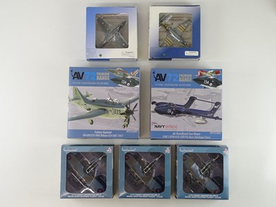 Lot 124 - A group of 1:72 scale military aircraft models...