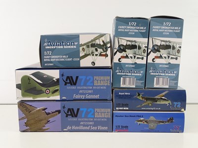 Lot 124 - A group of 1:72 scale military aircraft models...