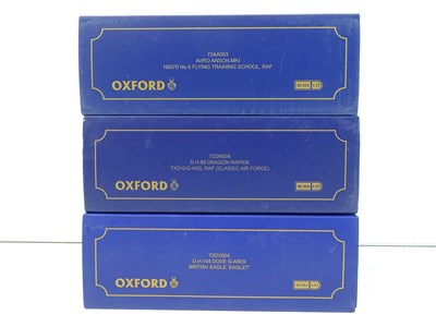 Lot 130 - A group of OXFORD 1:72 scale Avro and De...
