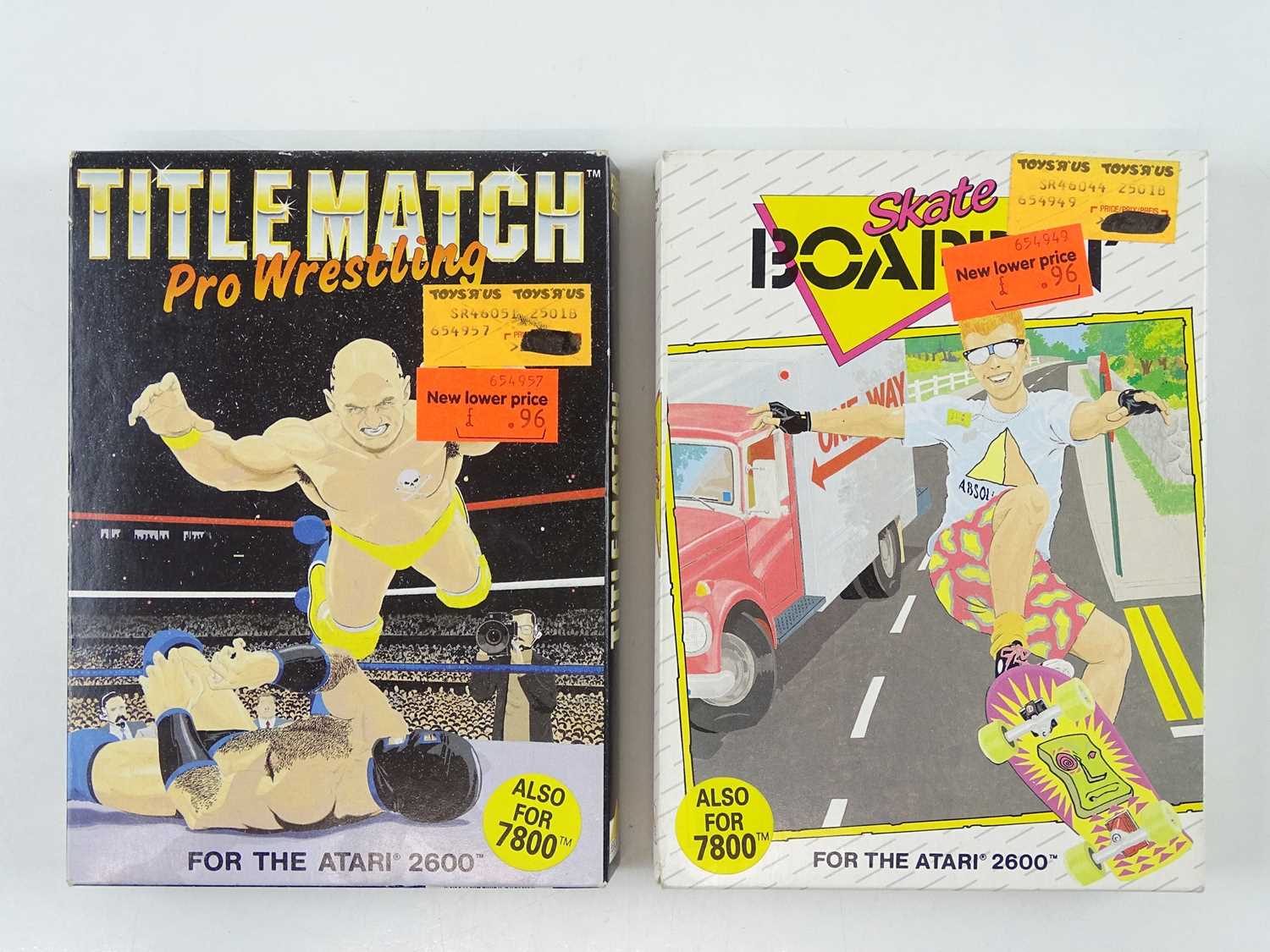 Lot 131 - A pair of Atari 2600 / 7800 video games...