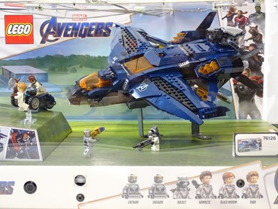 Lot 134 - A LEGO Marvel Avengers acrylic shop display...