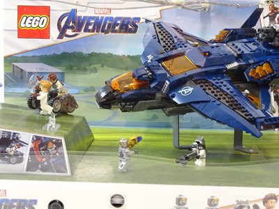 Lot 134 - A LEGO Marvel Avengers acrylic shop display...