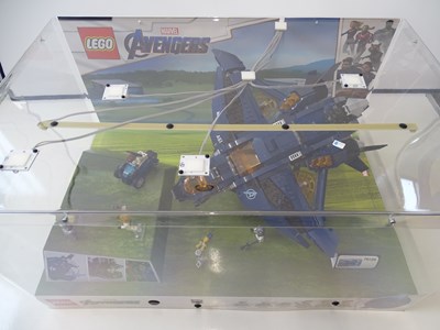 Lot 134 - A LEGO Marvel Avengers acrylic shop display...