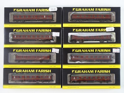 Lot 145 - A group of GRAHAM FARISH N gauge Stanier...