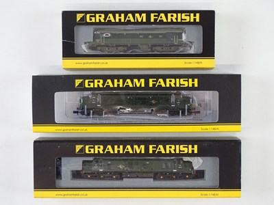 Lot 158 - A group of three N gauge diesel locomotives by...