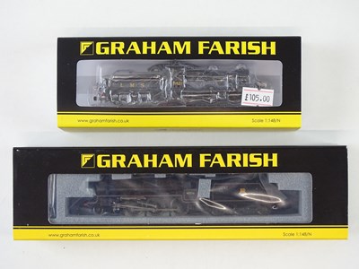 Lot 159 - A pair of N gauge steam locomotives by GRAHAM...