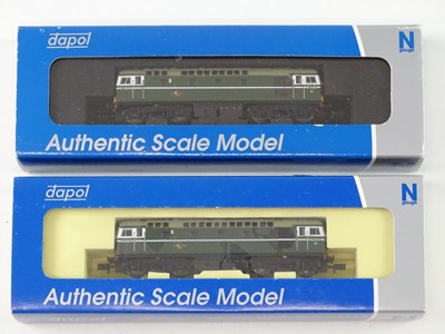 Lot 160 - A pair of DAPOL Class 26 diesel locos in BR...