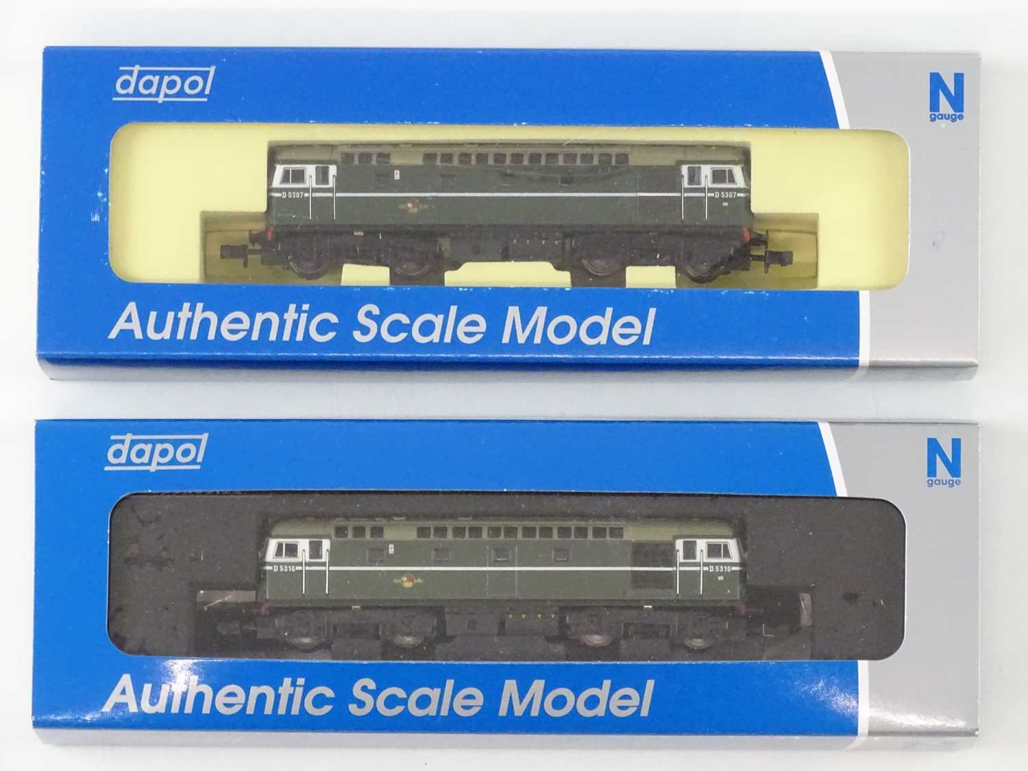 Lot 161 - A pair of DAPOL Class 26 diesel locos in BR...